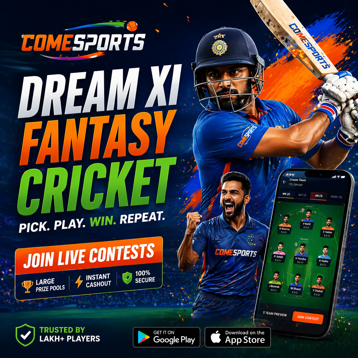 Fantasy App Download fantasy sports main visual